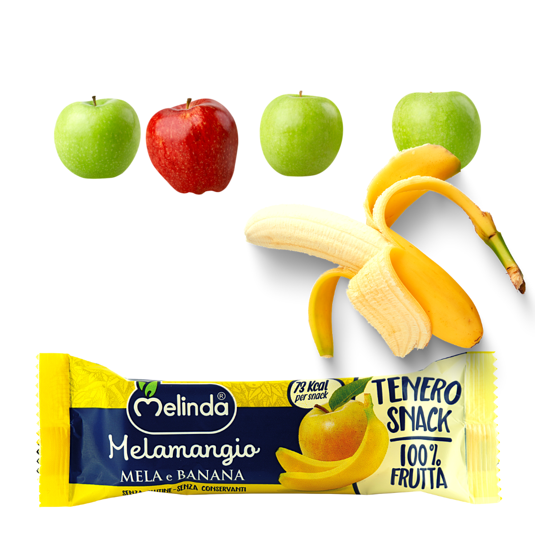 Батончик Melinda яблоко и банан 100% фрукты, без глютена,Кошер