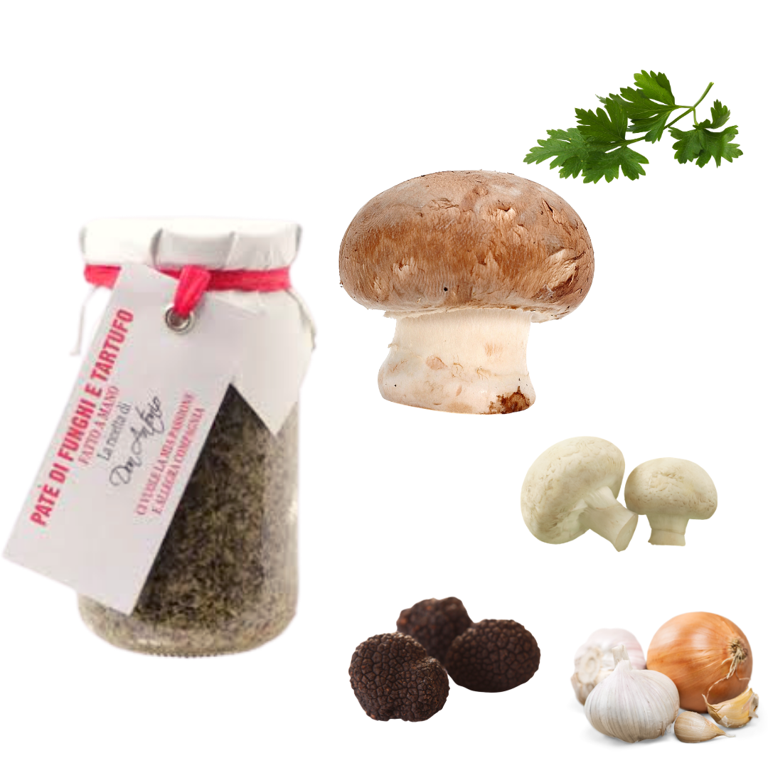 Паштет грибной (белые грибы, черный трюфель, шампиньоны)