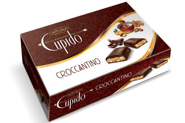 Шоколадные конфеты Croccantino с тёмным шоколадом